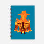 Fire Fist-none dot grid notebook-hypertwenty