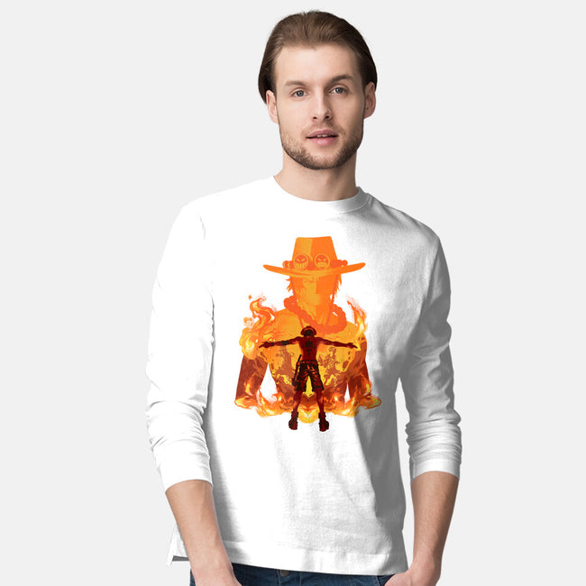 Fire Fist-mens long sleeved tee-hypertwenty