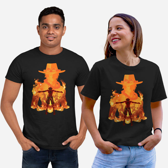 Fire Fist-unisex basic tee-hypertwenty