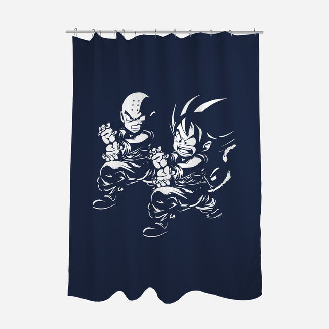 Kame Fiction-none polyester shower curtain-Melonseta