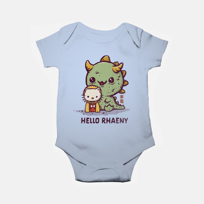 Hello Rhaeny-baby basic onesie-kg07