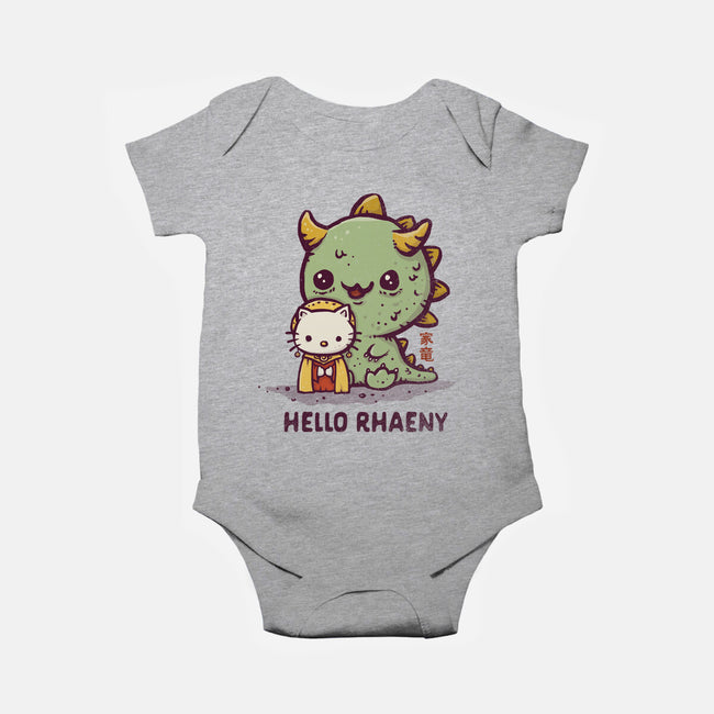 Hello Rhaeny-baby basic onesie-kg07