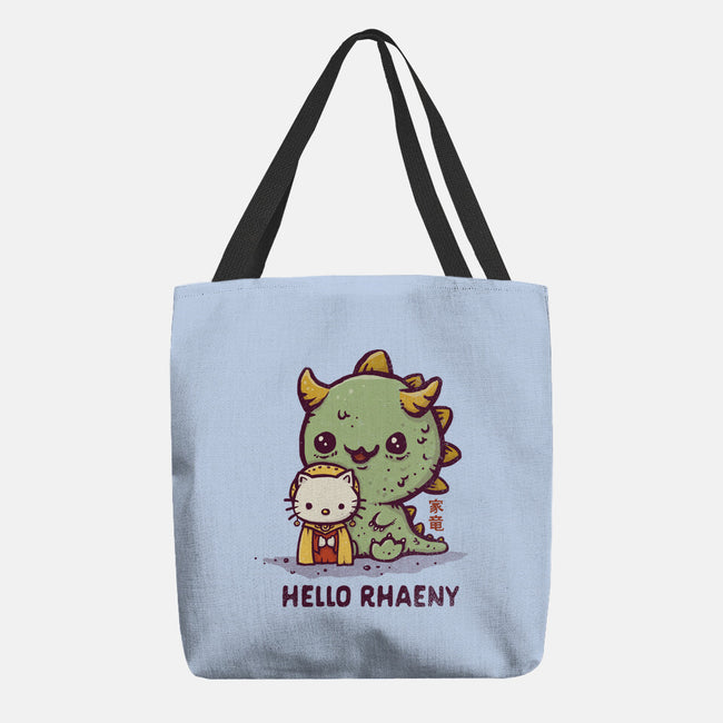 Hello Rhaeny-none basic tote bag-kg07