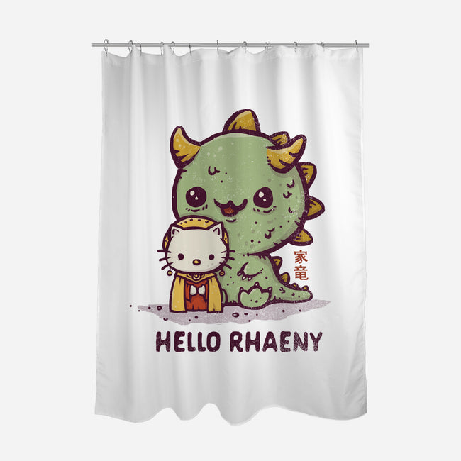 Hello Rhaeny-none polyester shower curtain-kg07