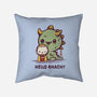Hello Rhaeny-none removable cover w insert throw pillow-kg07