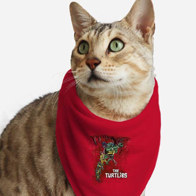 The Turtlies-cat bandana pet collar-zascanauta