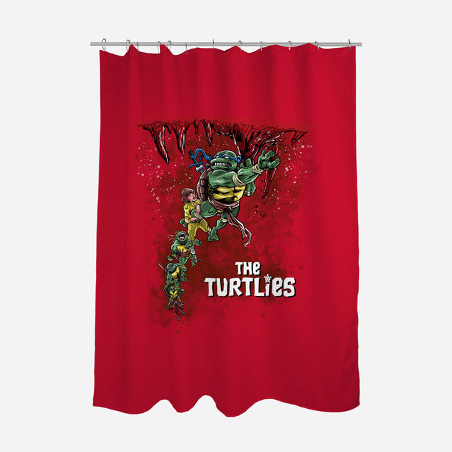 The Turtlies-none polyester shower curtain-zascanauta