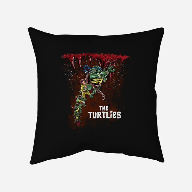 The Turtlies-none removable cover throw pillow-zascanauta