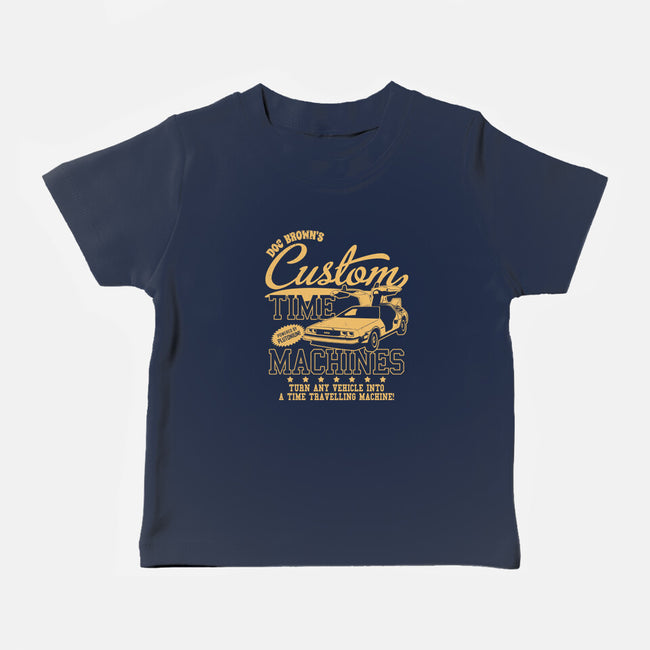 Custom Time Machines-baby basic tee-Boggs Nicolas