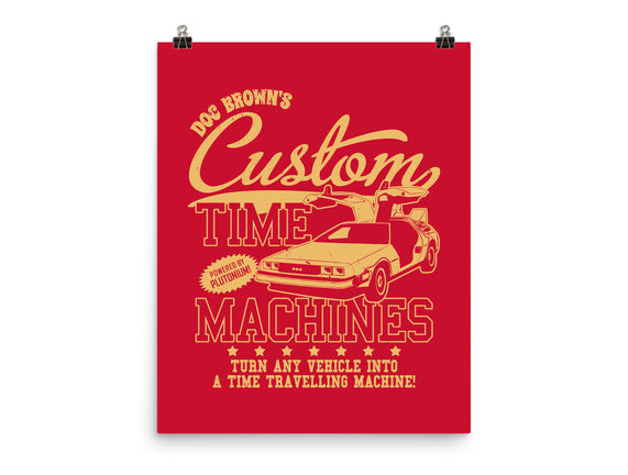 Custom Time Machines