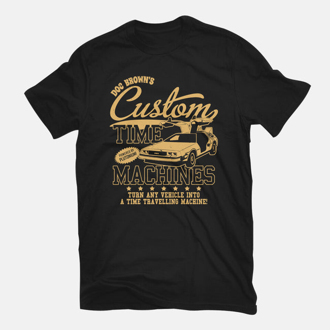 Custom Time Machines-mens heavyweight tee-Boggs Nicolas