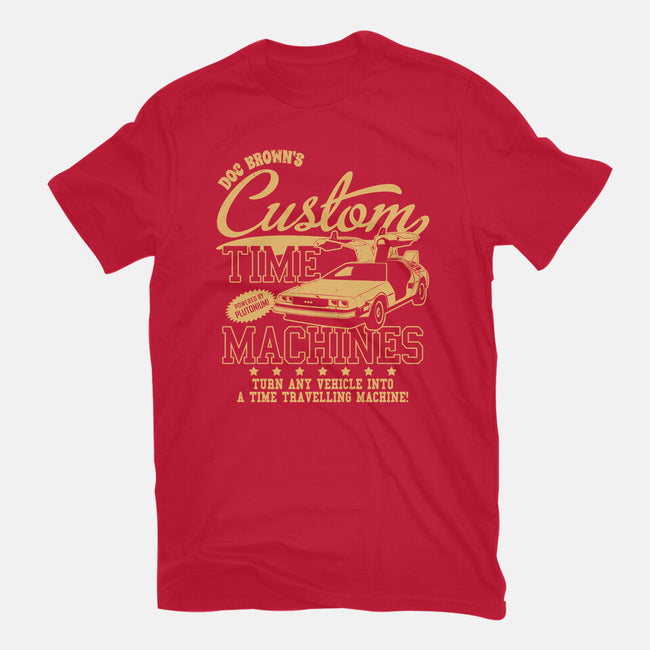 Custom Time Machines-womens fitted tee-Boggs Nicolas