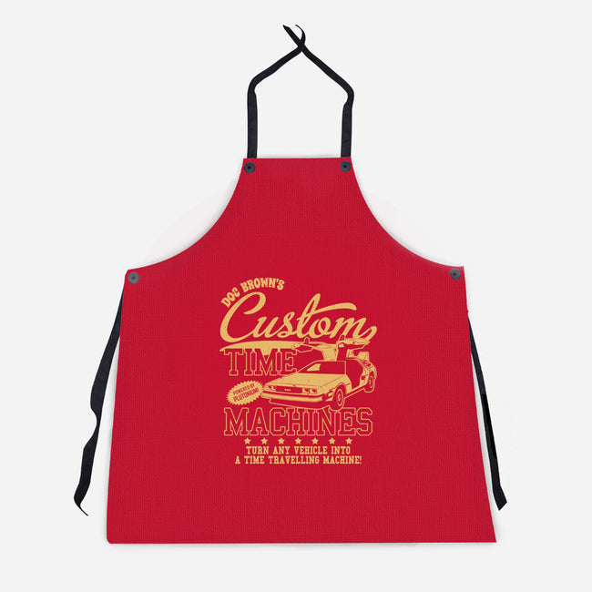 Custom Time Machines-unisex kitchen apron-Boggs Nicolas