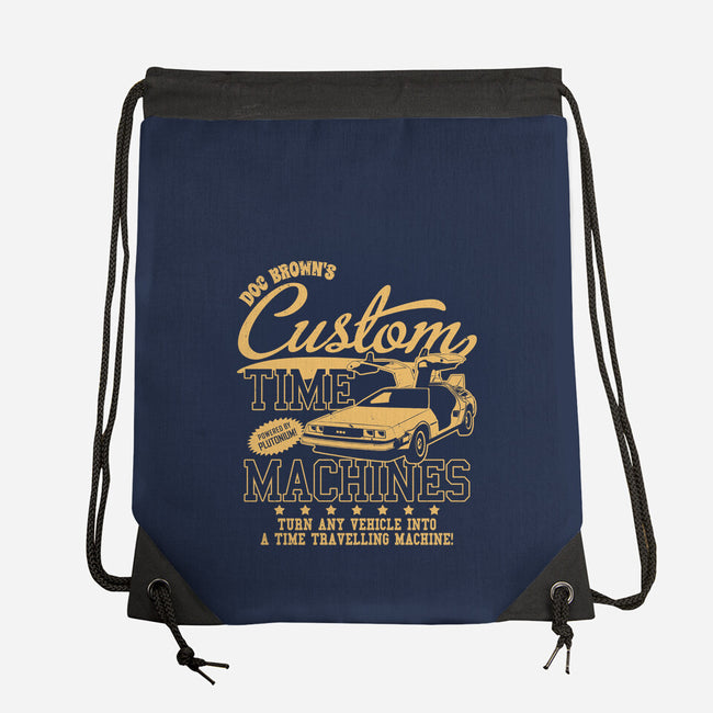 Custom Time Machines-none drawstring bag-Boggs Nicolas