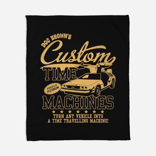 Custom Time Machines-none fleece blanket-Boggs Nicolas