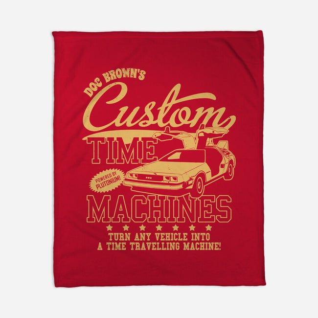 Custom Time Machines-none fleece blanket-Boggs Nicolas