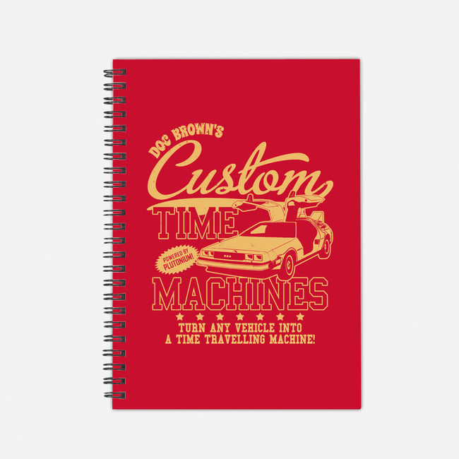 Custom Time Machines-none dot grid notebook-Boggs Nicolas