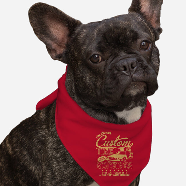 Custom Time Machines-dog bandana pet collar-Boggs Nicolas