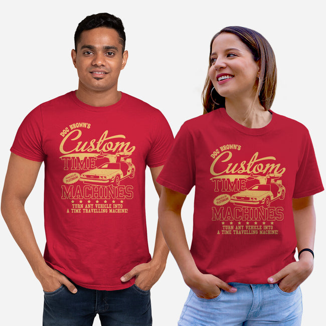 Custom Time Machines-unisex basic tee-Boggs Nicolas