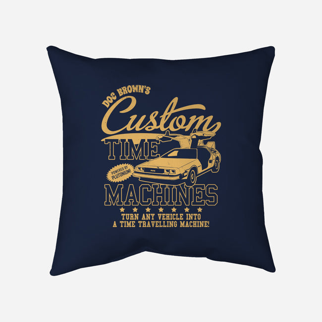 Custom Time Machines-none non-removable cover w insert throw pillow-Boggs Nicolas