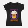 Spooky Juice-womens v-neck tee-Vallina84