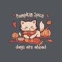 Pumpkin Spice Days-womens v-neck tee-TechraNova