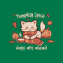 Pumpkin Spice Days-womens basic tee-TechraNova