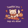 Pumpkin Spice Days-womens fitted tee-TechraNova