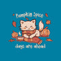 Pumpkin Spice Days-womens fitted tee-TechraNova