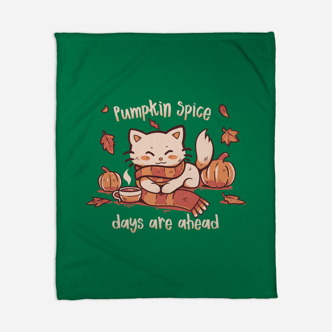 Pumpkin Spice Days-none fleece blanket-TechraNova