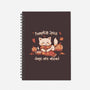 Pumpkin Spice Days-none dot grid notebook-TechraNova