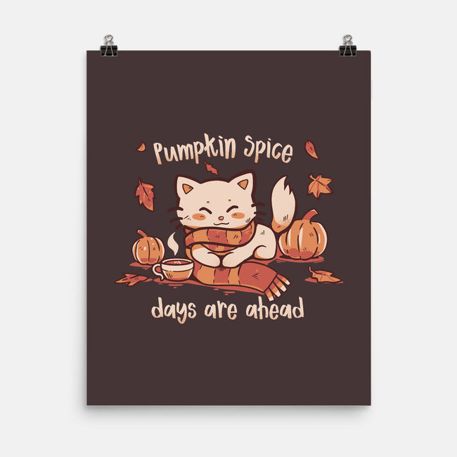 Pumpkin Spice Days-none matte poster-TechraNova