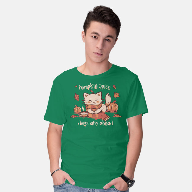 Pumpkin Spice Days-mens basic tee-TechraNova