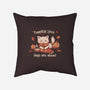 Pumpkin Spice Days-none removable cover w insert throw pillow-TechraNova