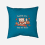 Pumpkin Spice Days-none removable cover throw pillow-TechraNova