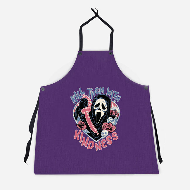 Kill Them With Kindness-unisex kitchen apron-momma_gorilla