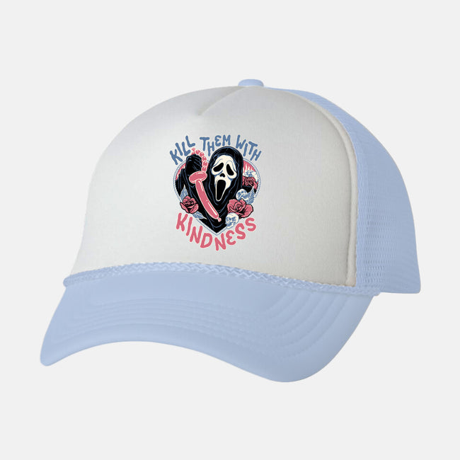 Kill Them With Kindness-unisex trucker hat-momma_gorilla