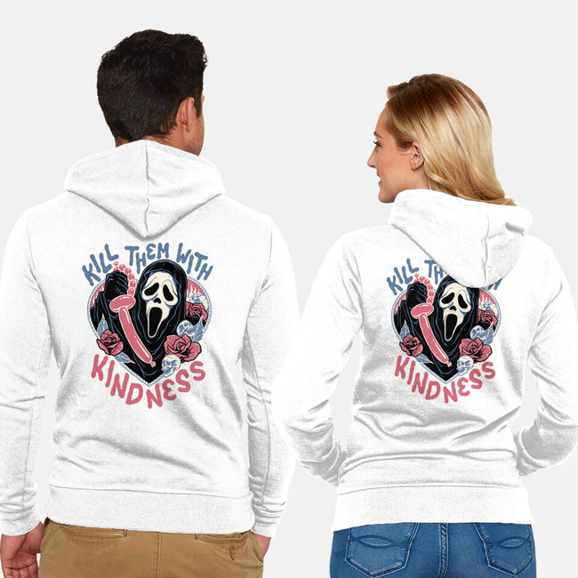 Kill Them With Kindness-unisex zip-up sweatshirt-momma_gorilla