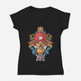 The Doctor-womens v-neck tee-turborat14
