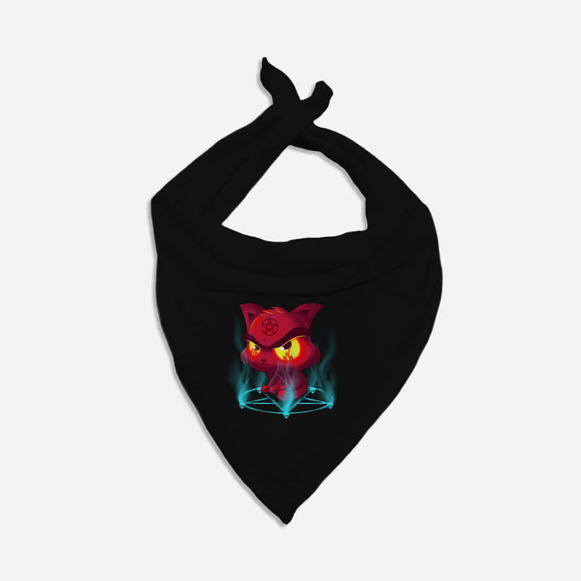 Devil's Cat-dog bandana pet collar-erion_designs