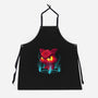 Devil's Cat-unisex kitchen apron-erion_designs