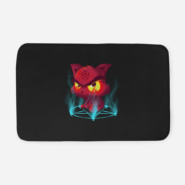 Devil's Cat-none memory foam bath mat-erion_designs