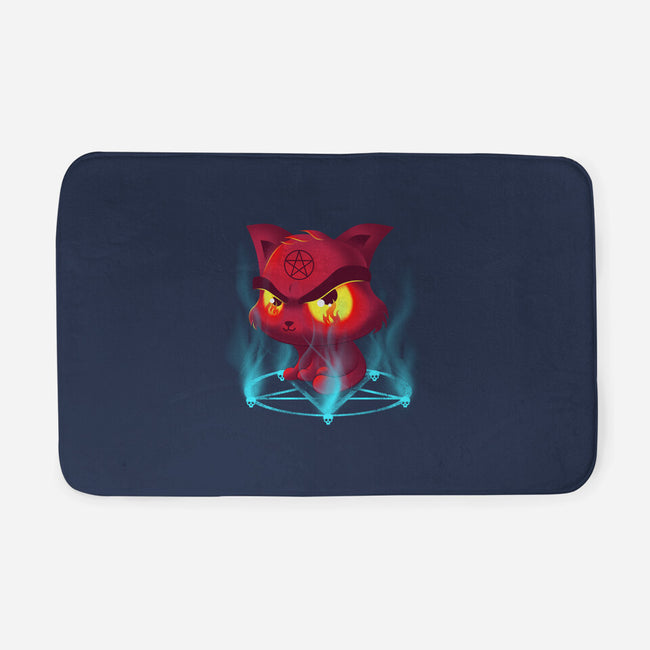 Devil's Cat-none memory foam bath mat-erion_designs