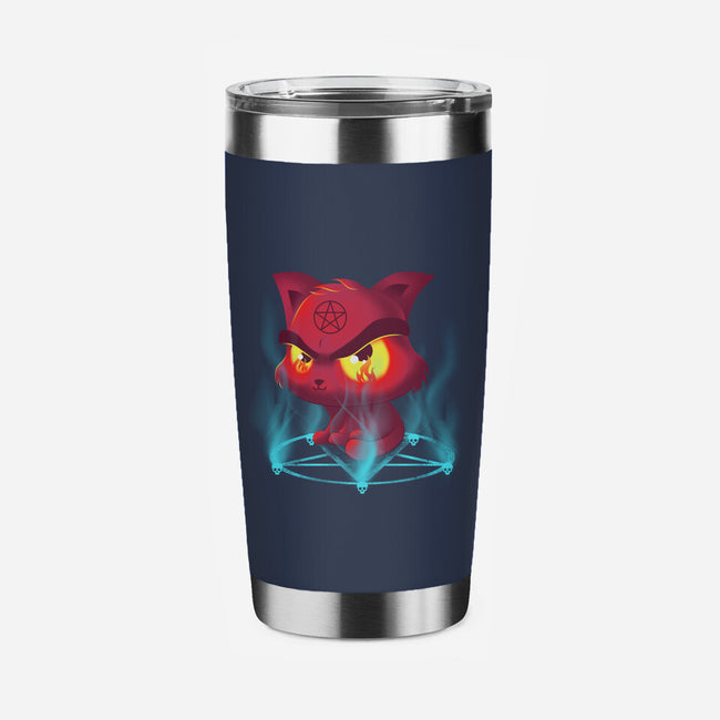 Devil's Cat-none stainless steel tumbler drinkware-erion_designs
