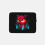 Devil's Cat-none zippered laptop sleeve-erion_designs