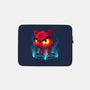 Devil's Cat-none zippered laptop sleeve-erion_designs