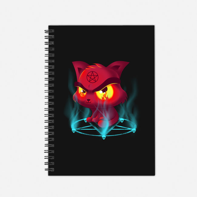 Devil's Cat-none dot grid notebook-erion_designs