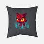 Devil's Cat-none removable cover throw pillow-erion_designs