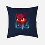 Devil's Cat-none removable cover throw pillow-erion_designs