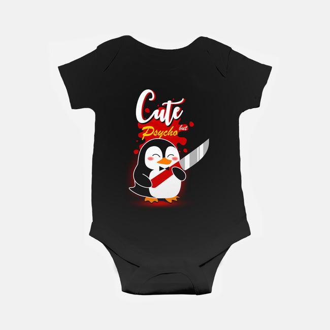 Cute And Psycho-baby basic onesie-erion_designs